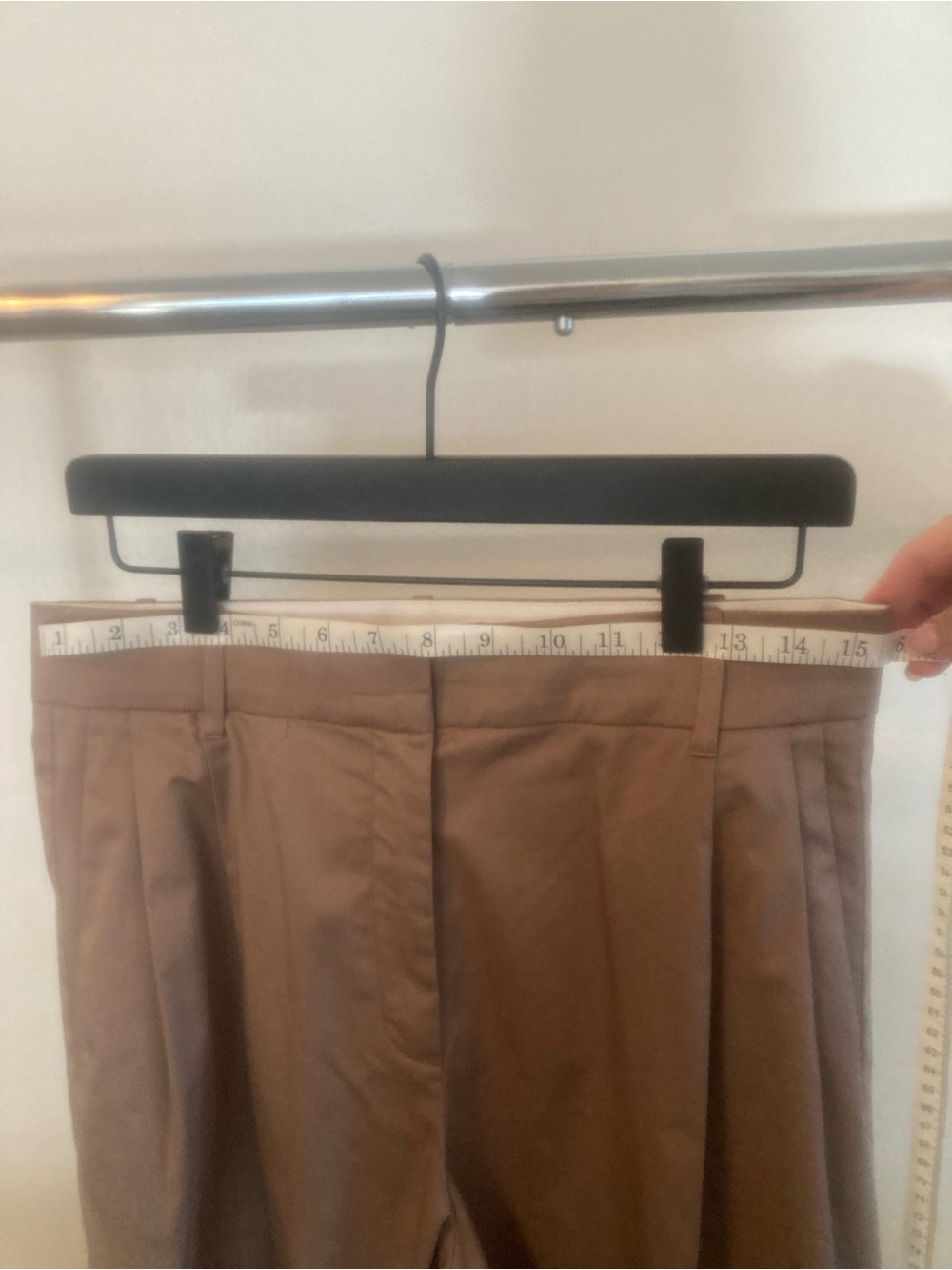 Mango Wide-Leg Pants in Warm Brown - Picture 3 of 8